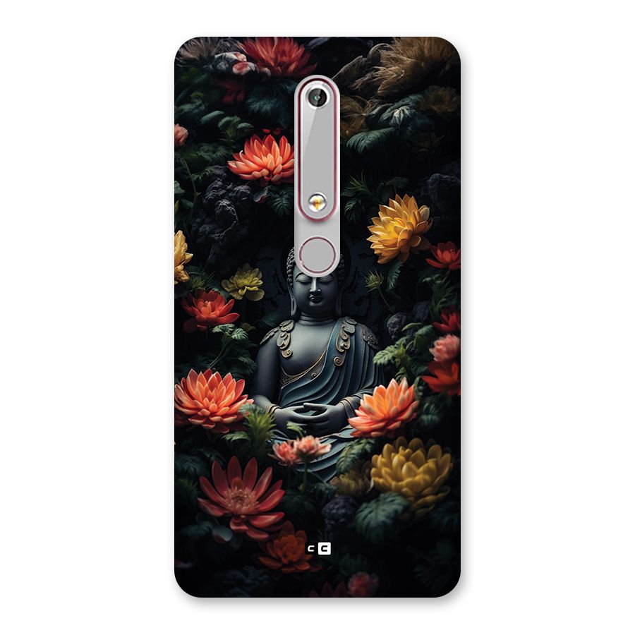 Buddha With Flower Back Case for Nokia 6.1