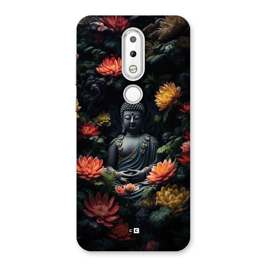 Buddha With Flower Back Case for Nokia 6.1 Plus