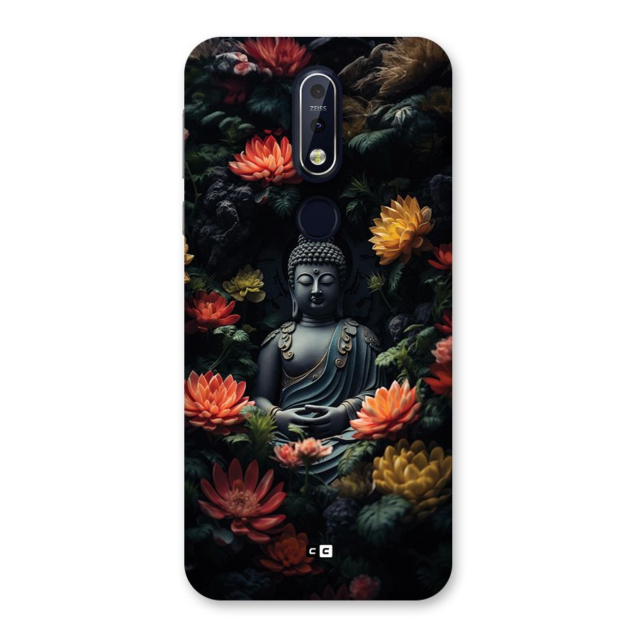 Buddha With Flower Back Case for Nokia 7.1