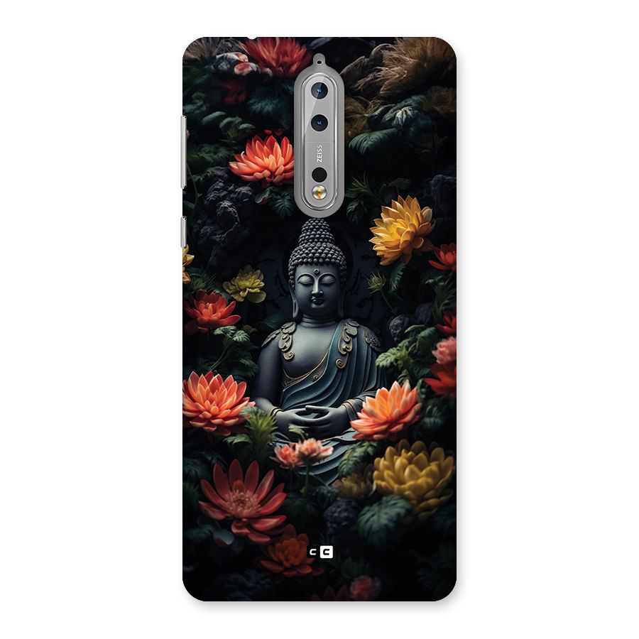 Buddha With Flower Back Case for Nokia 8