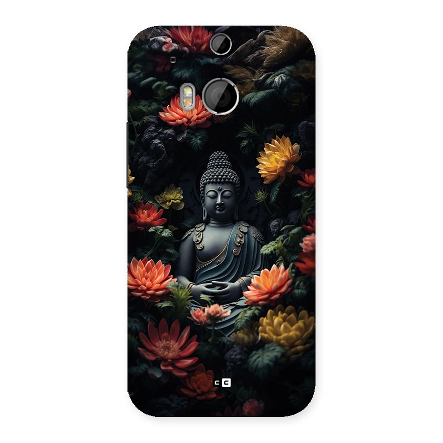 Buddha With Flower Back Case for One M8