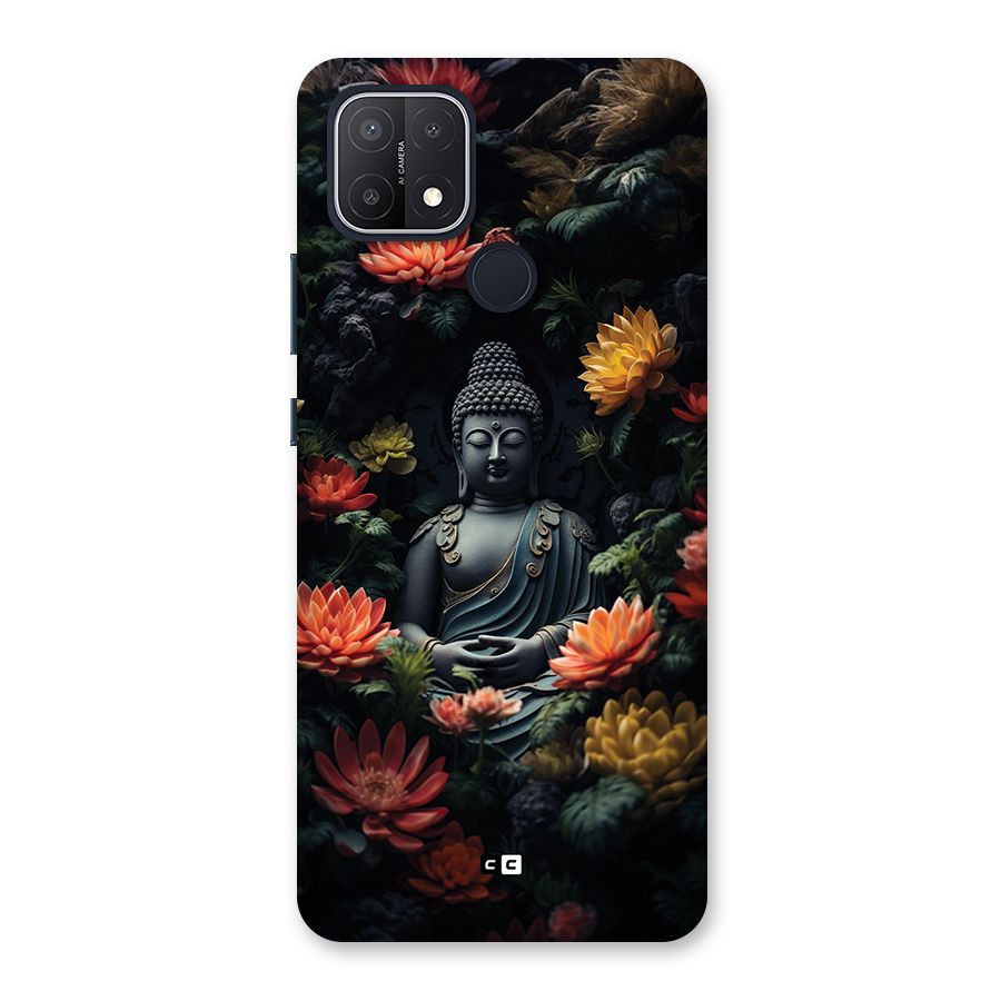Buddha With Flower Back Case for Oppo A15