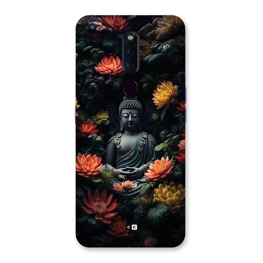 Buddha With Flower Back Case for Oppo F11 Pro