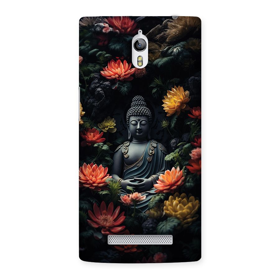 Buddha With Flower Back Case for Oppo Find 7