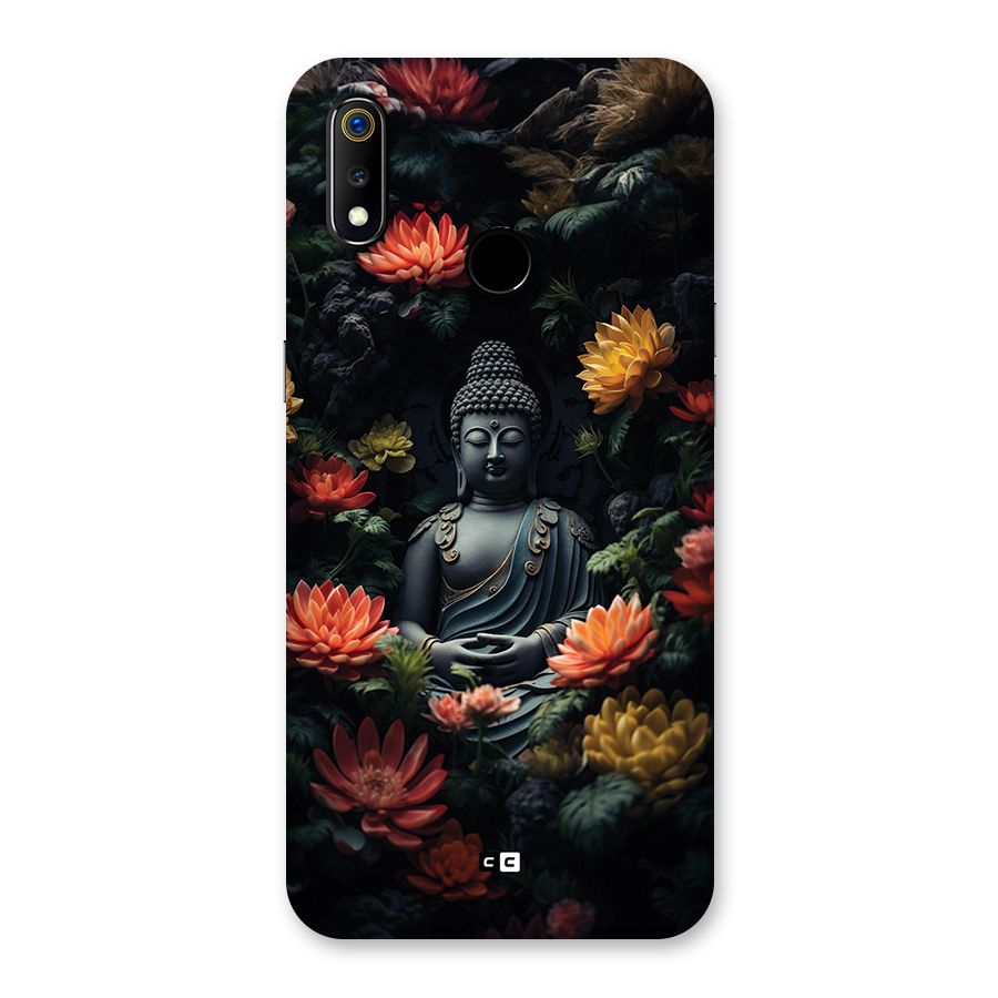 Buddha With Flower Back Case for Realme 3