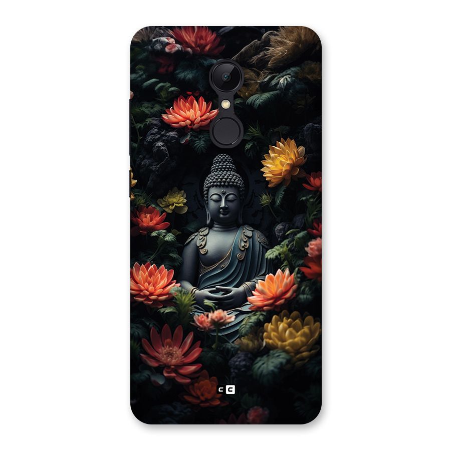 Buddha With Flower Back Case for Redmi 5