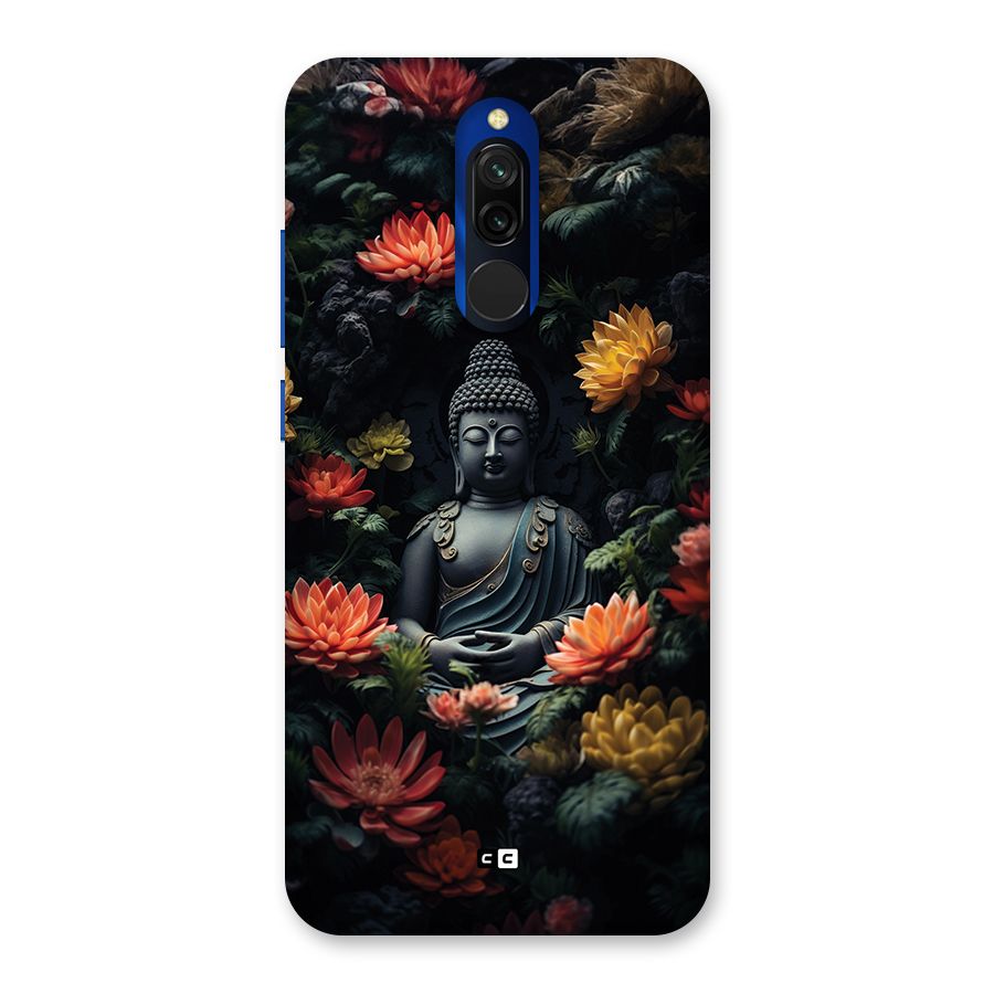 Buddha With Flower Back Case for Redmi 8