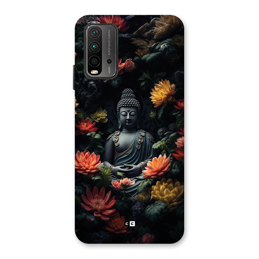 Buddha With Flower Back Case for Redmi 9 Power