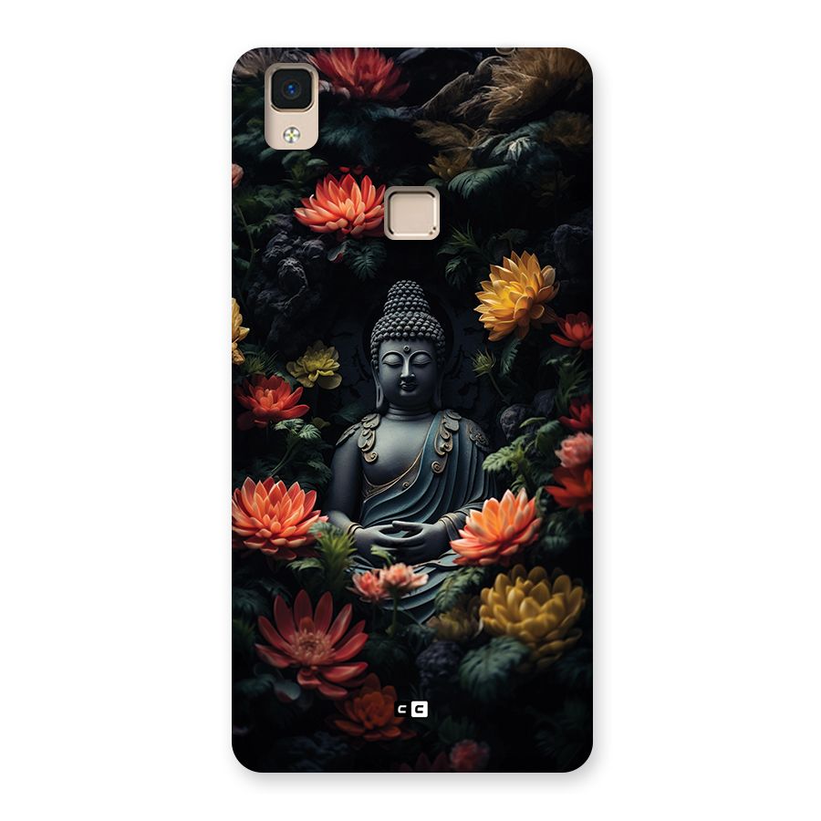 Buddha With Flower Back Case for V3 Max