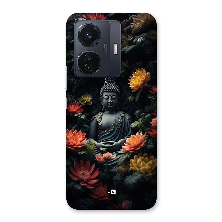 Buddha With Flower Back Case for Vivo T1 Pro