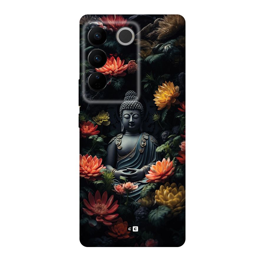 Buddha With Flower Back Case for Vivo V27