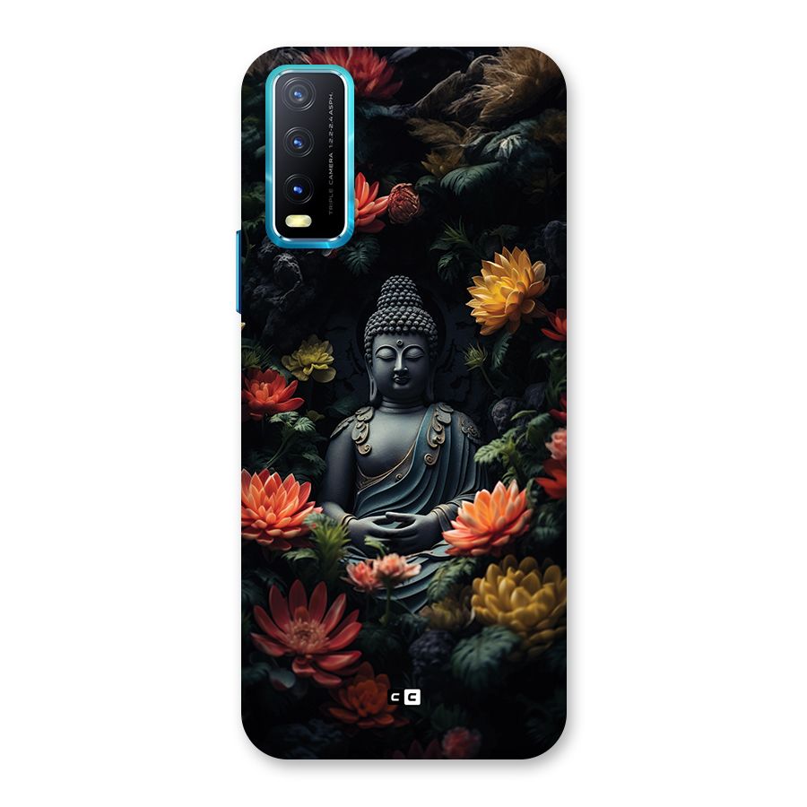 Buddha With Flower Back Case for Vivo Y20A