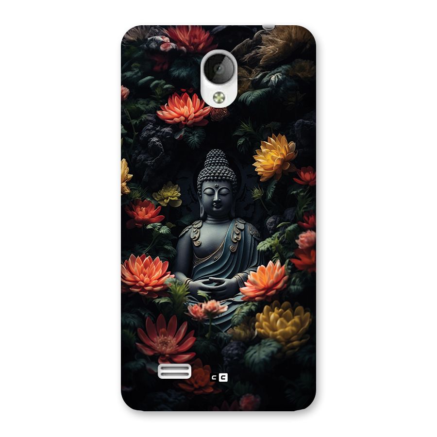 Buddha With Flower Back Case for Vivo Y21