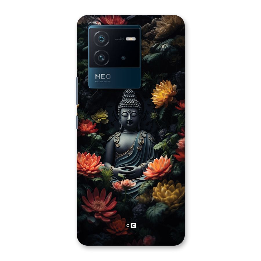 Buddha With Flower Back Case for Vivo iQOO Neo 6 5G