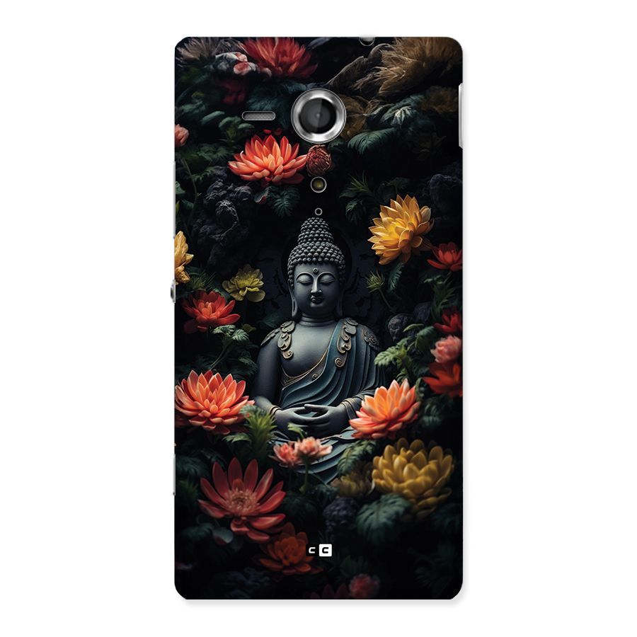 Buddha With Flower Back Case for Xperia Sp