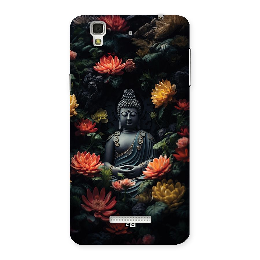 Buddha With Flower Back Case for Yureka