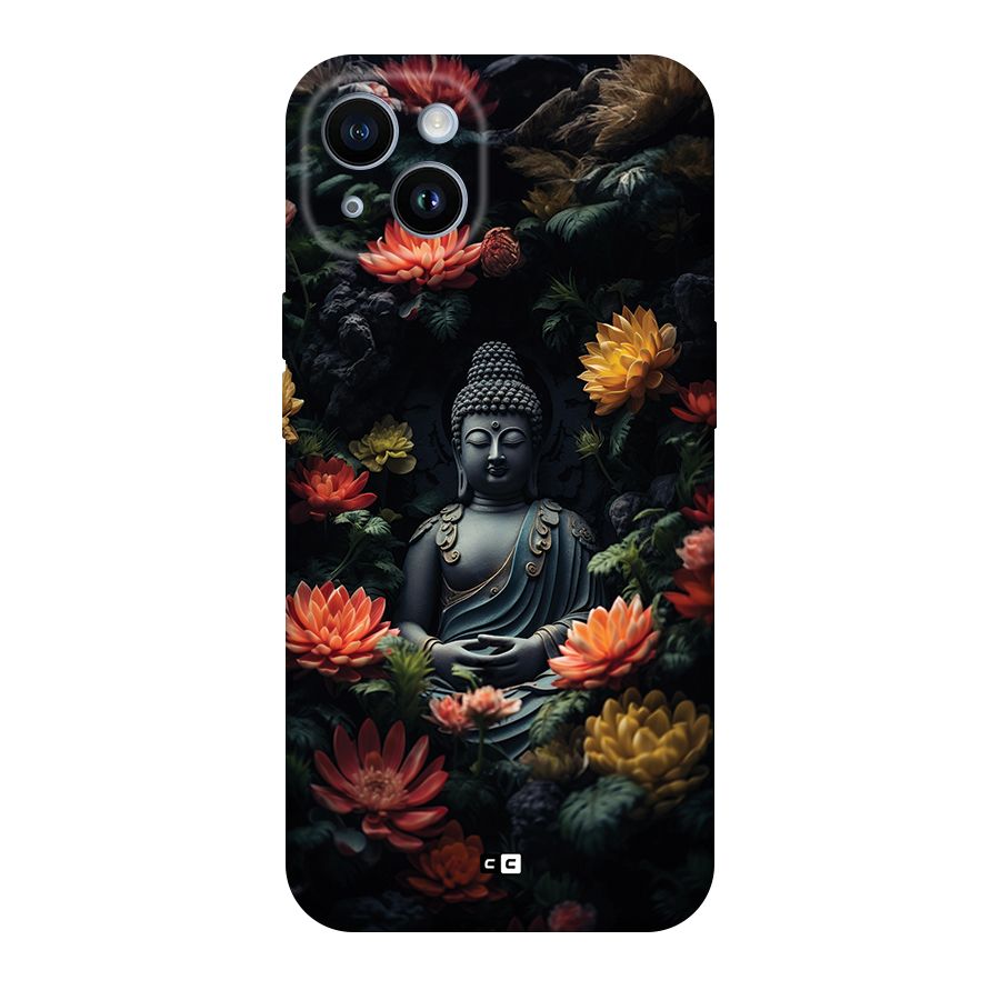 Buddha With Flower Back Case for iPhone 14