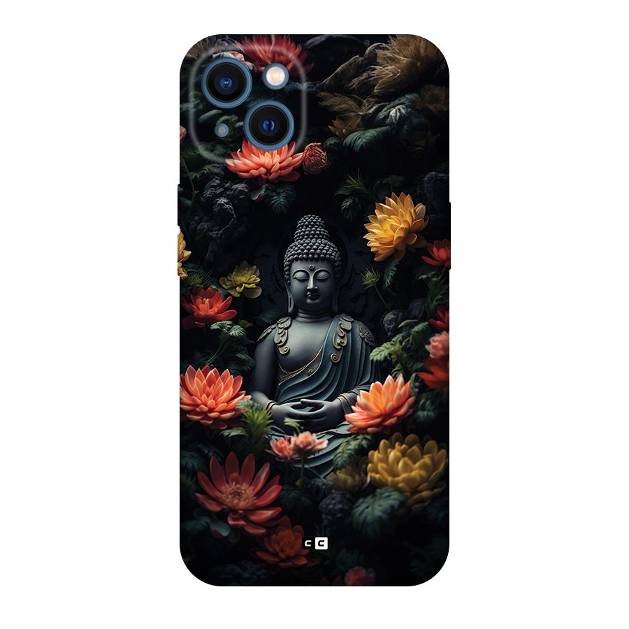 Buddha With Flower Back Case for iPhone 13