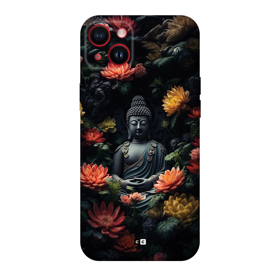 Buddha With Flower Back Case for iPhone 14 Plus