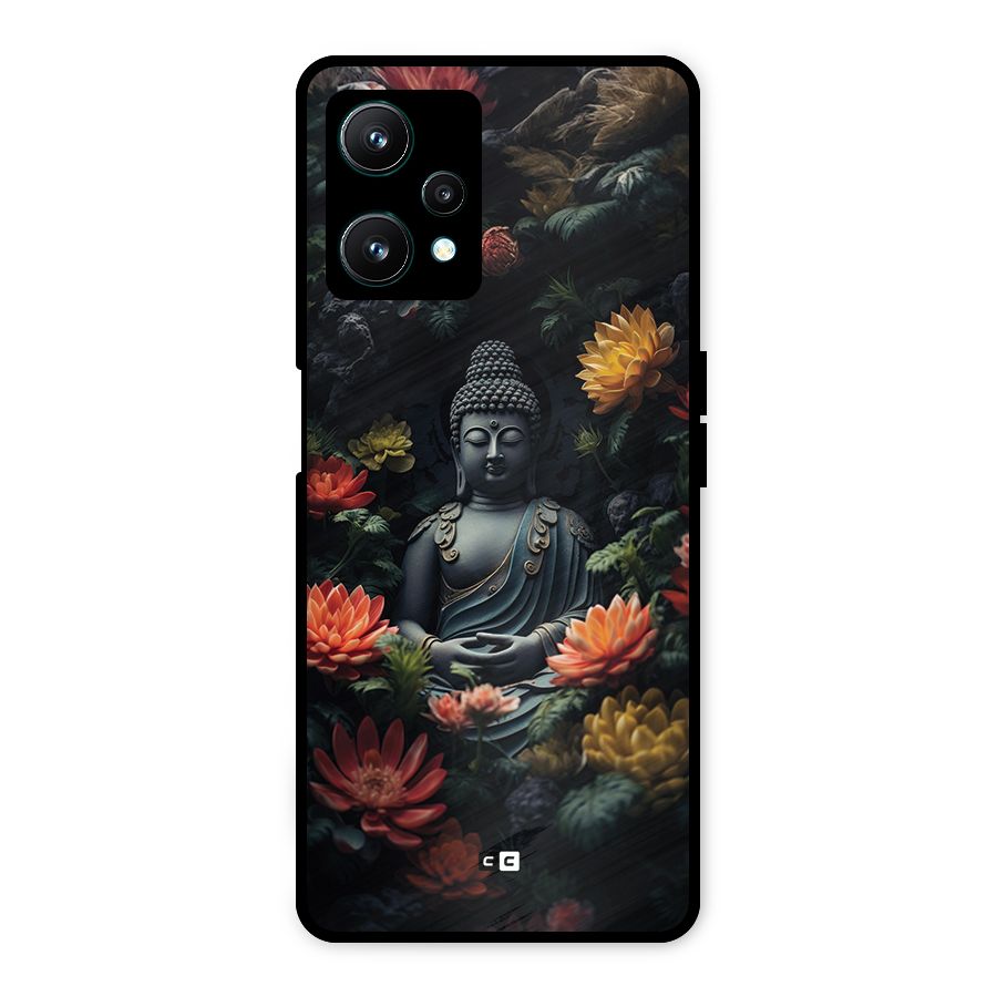 Buddha With Flower Metal Back Case for Realme 9 Pro 5G