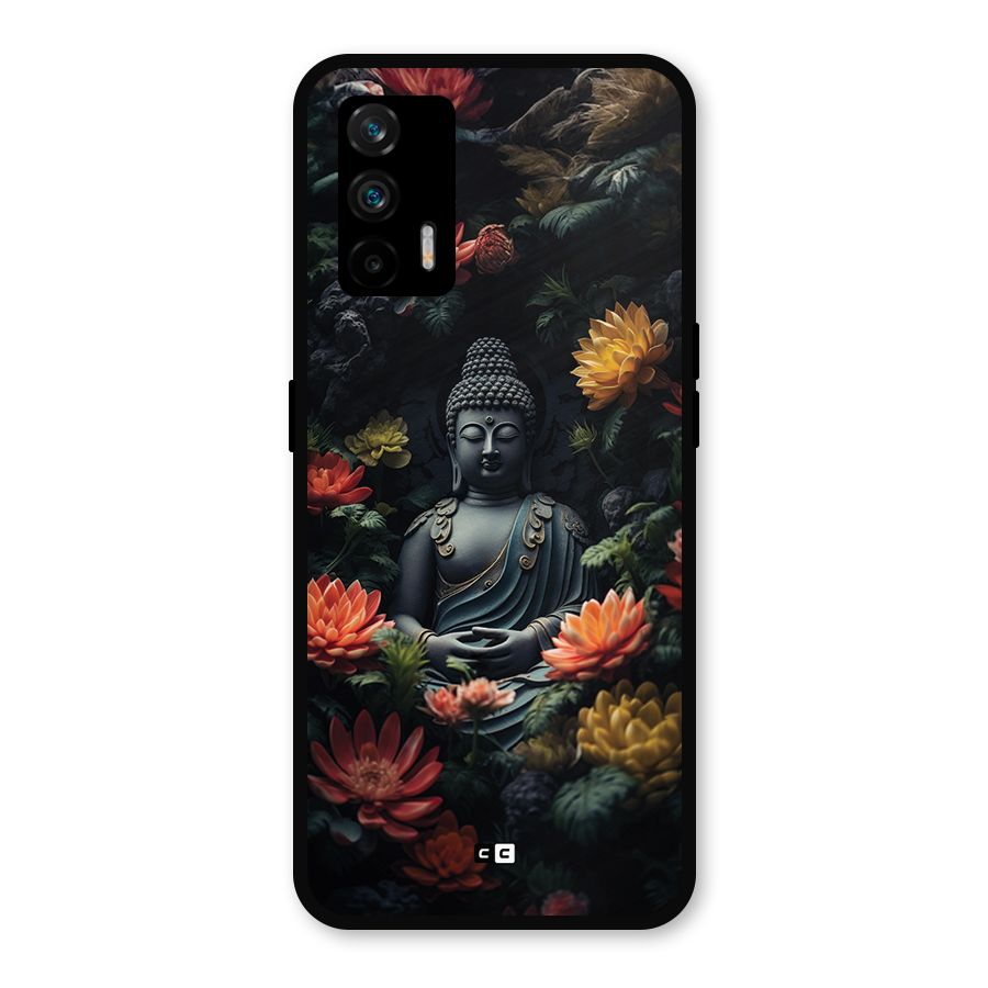 Buddha With Flower Metal Back Case for Realme GT 5G