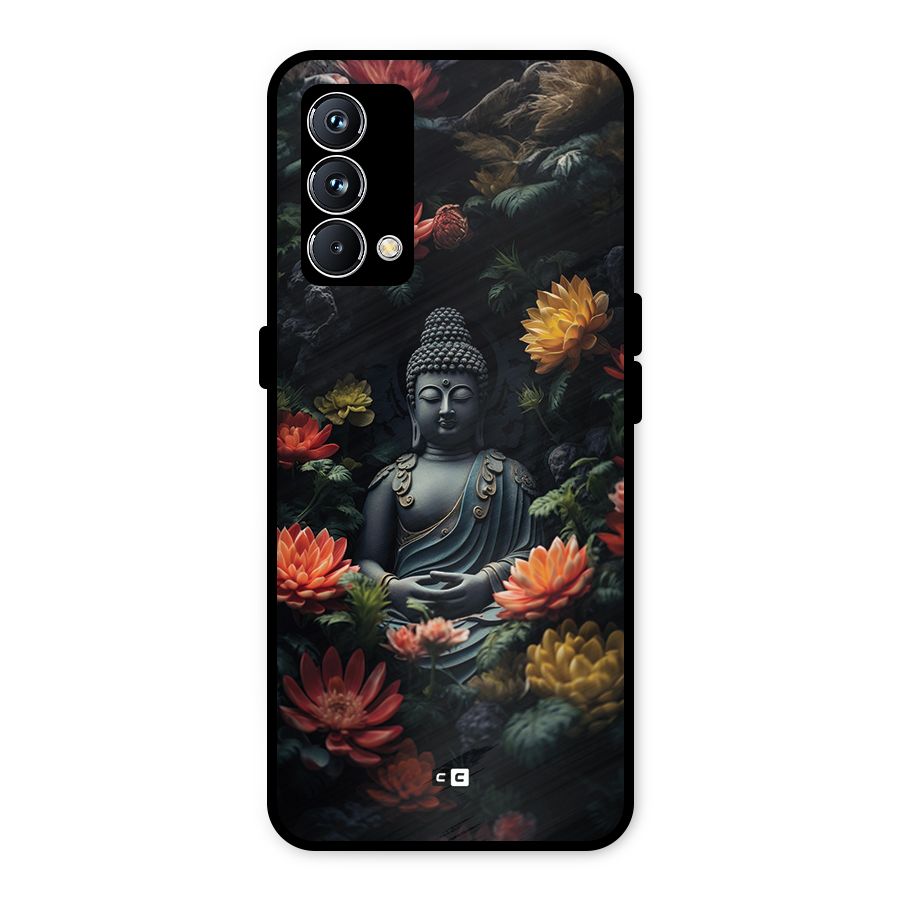 Buddha With Flower Metal Back Case for Realme GT Master Edition