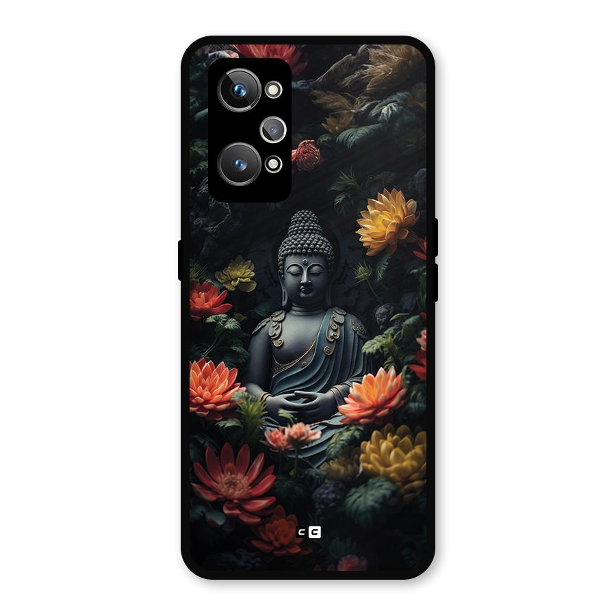 Buddha With Flower Metal Back Case for Realme GT Neo 3T