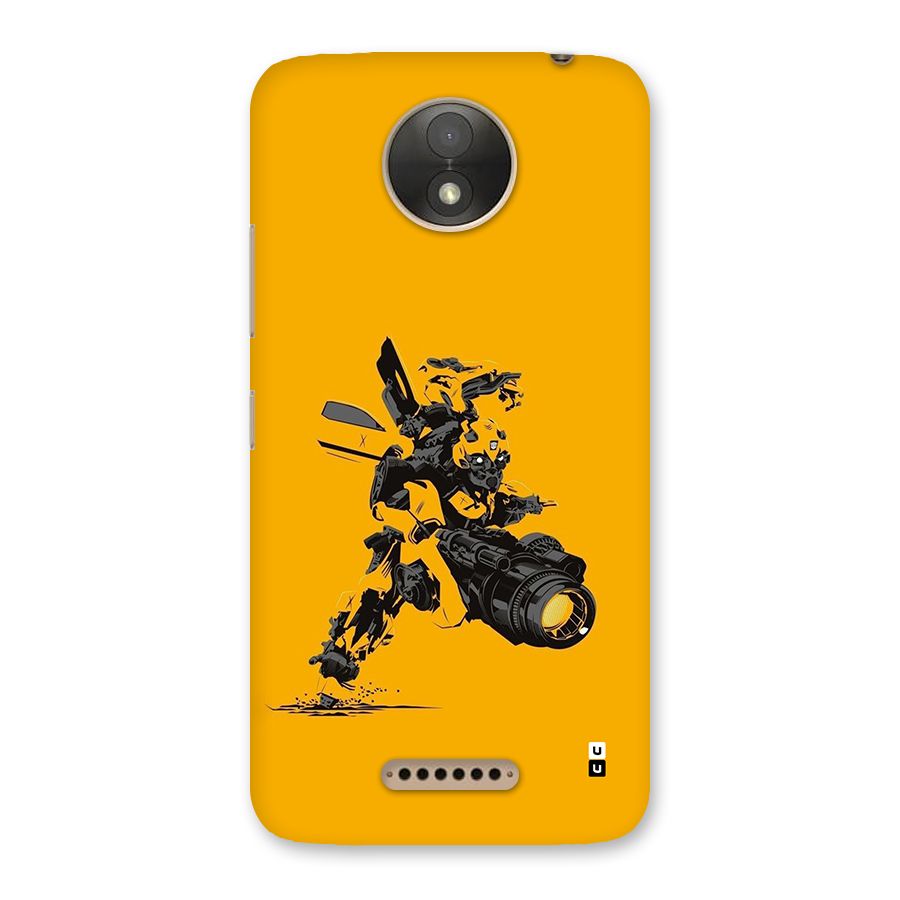 Bumblebee Back Case for Moto C Plus