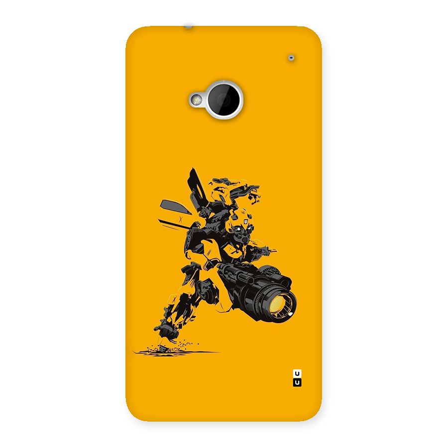 Bumblebee Back Case for One M7 (Single Sim)