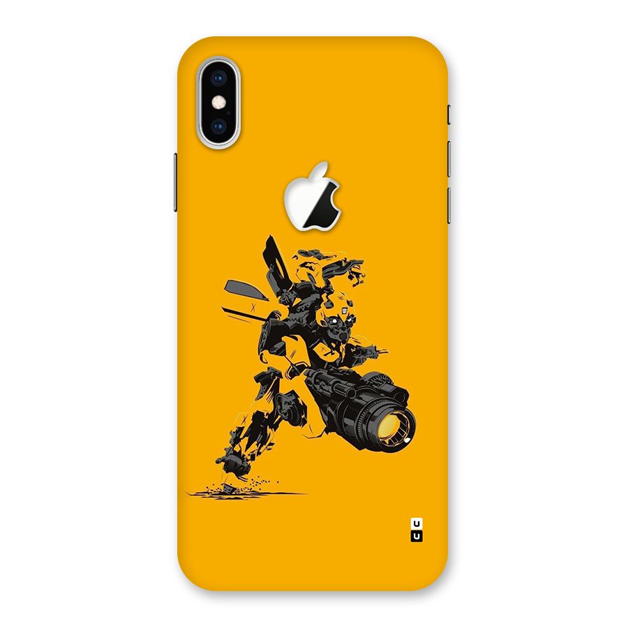 Bumblebee Back Case for iPhone XS Max Apple Cut