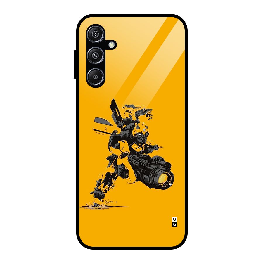 Bumblebee Glass Back Case for Galaxy M34 5G