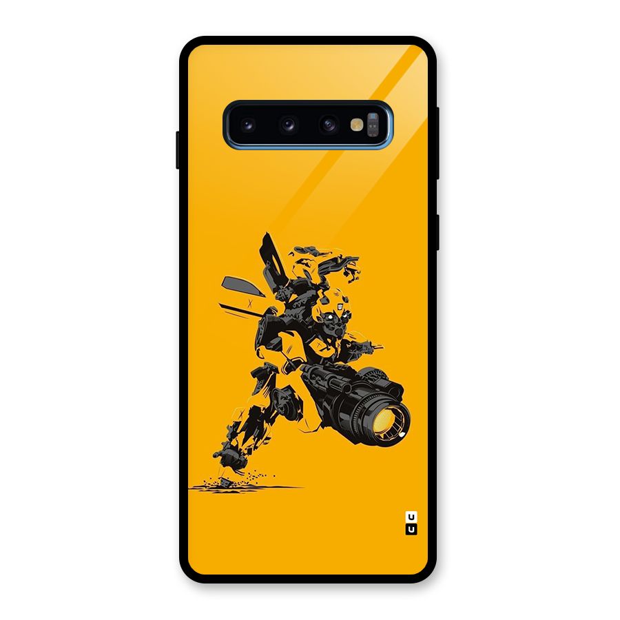 Bumblebee Glass Back Case for Galaxy S10