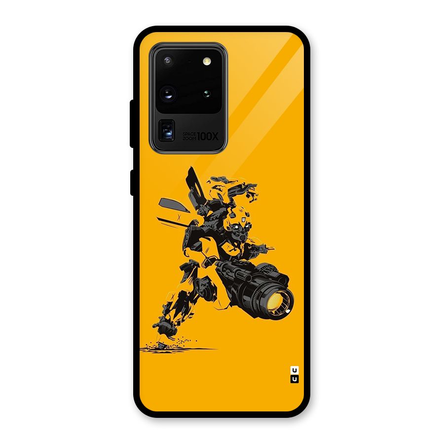 Bumblebee Glass Back Case for Galaxy S20 Ultra