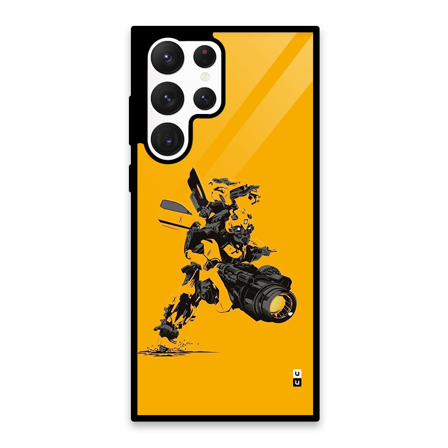 Bumblebee Glass Back Case for Galaxy S22 Ultra 5G