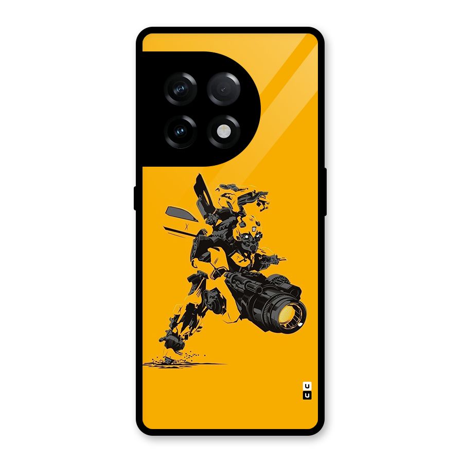 Bumblebee Glass Back Case for OnePlus 11R