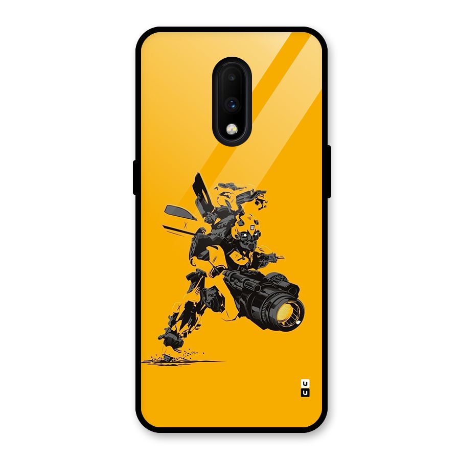 Bumblebee Glass Back Case for OnePlus 7
