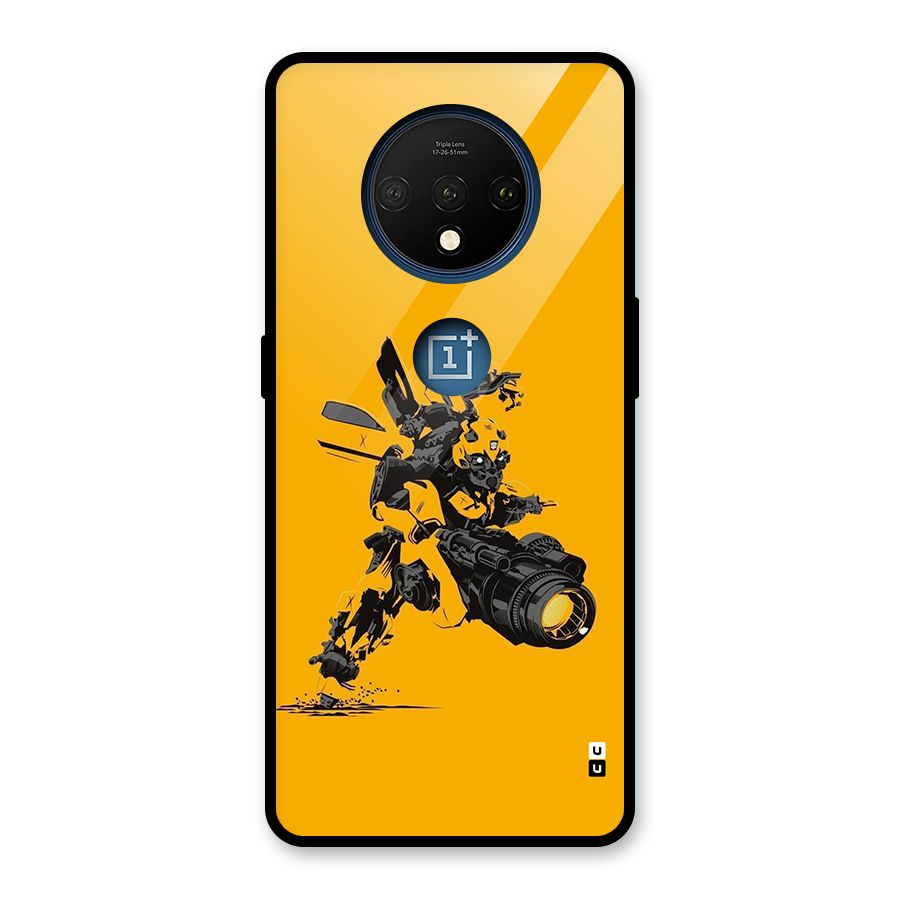 Bumblebee Glass Back Case for OnePlus 7T