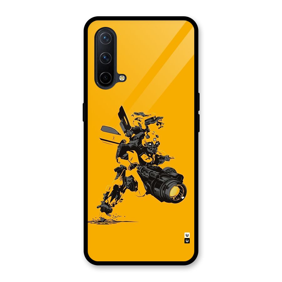 Bumblebee Glass Back Case for OnePlus Nord CE 5G