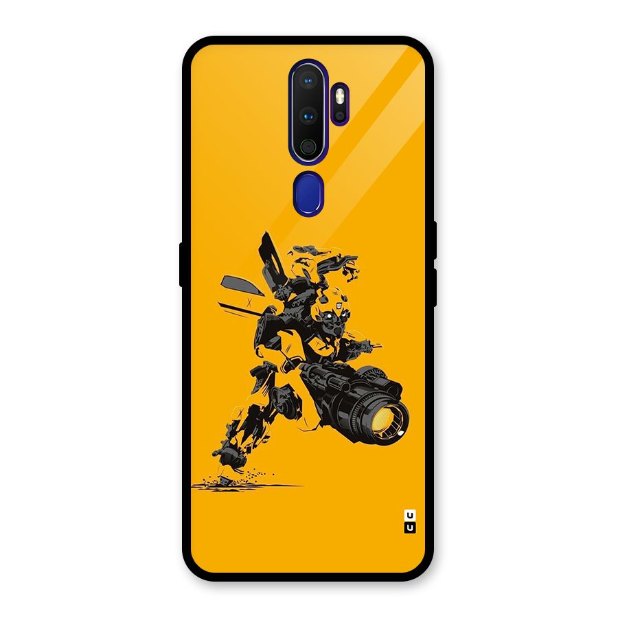 Bumblebee Glass Back Case for Oppo A9 (2020)