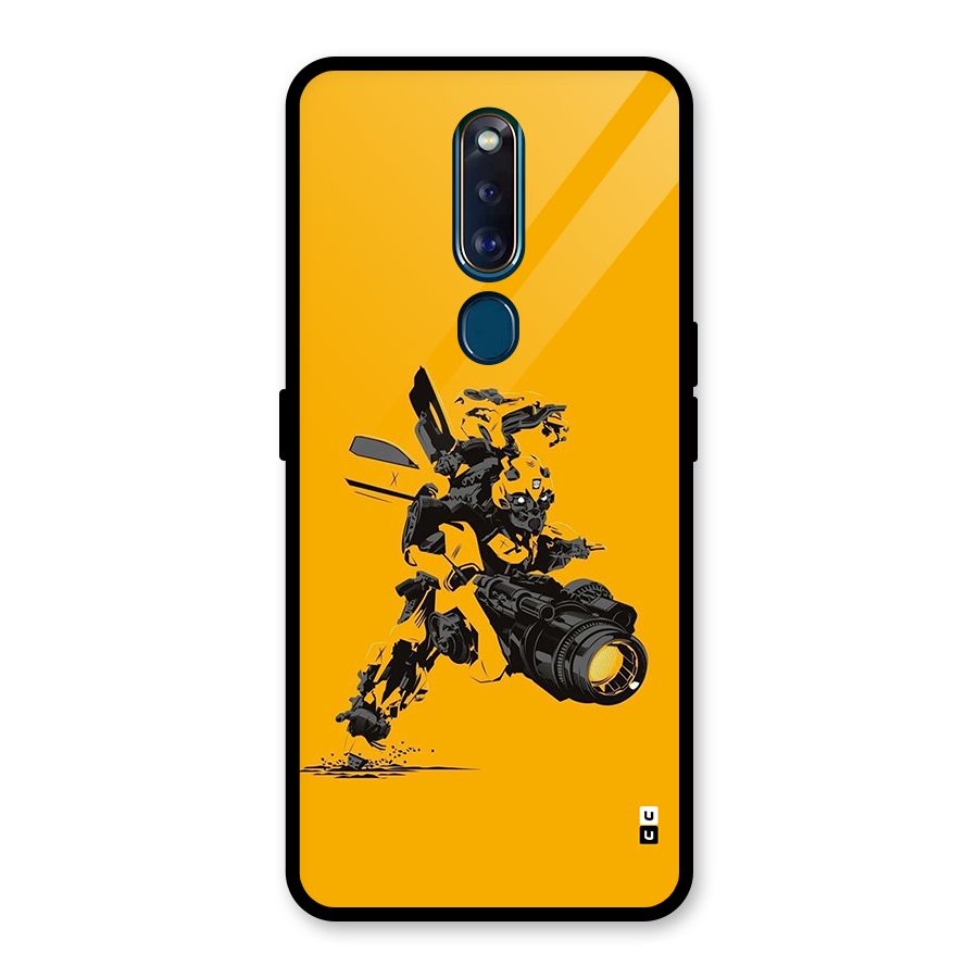 Bumblebee Glass Back Case for Oppo F11 Pro