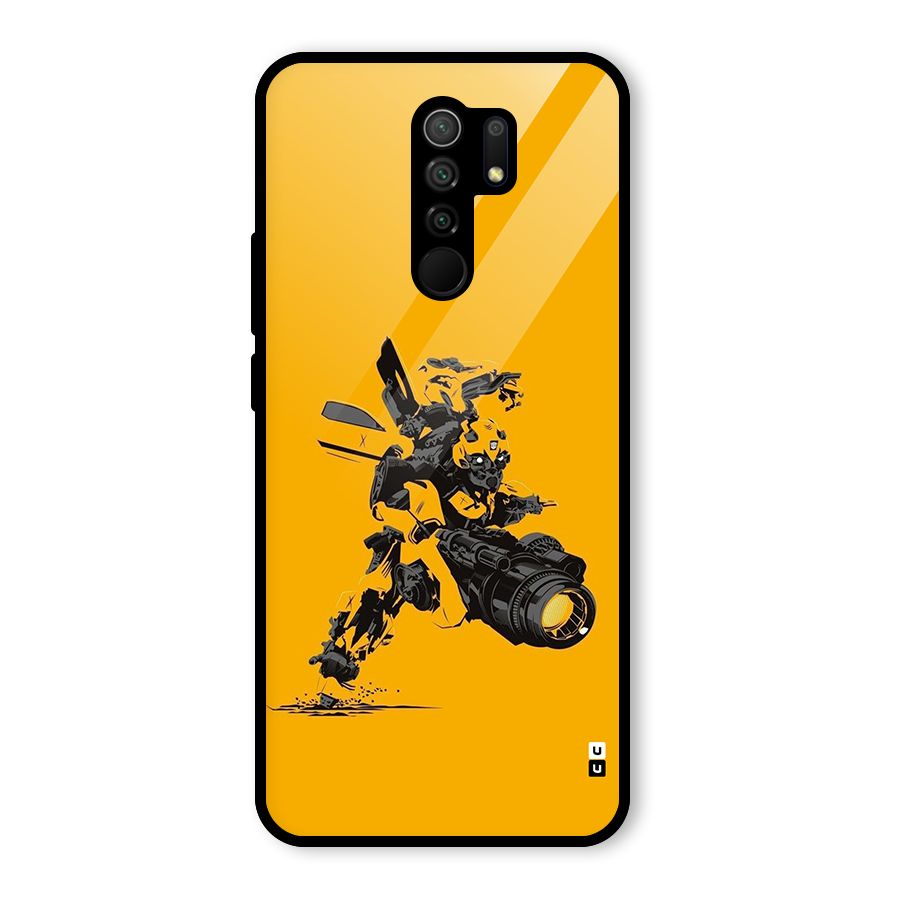 Bumblebee Glass Back Case for Poco M2