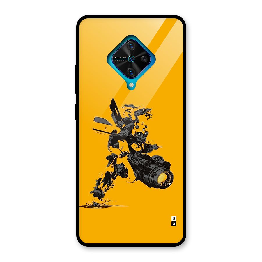Bumblebee Glass Back Case for Vivo S1 Pro