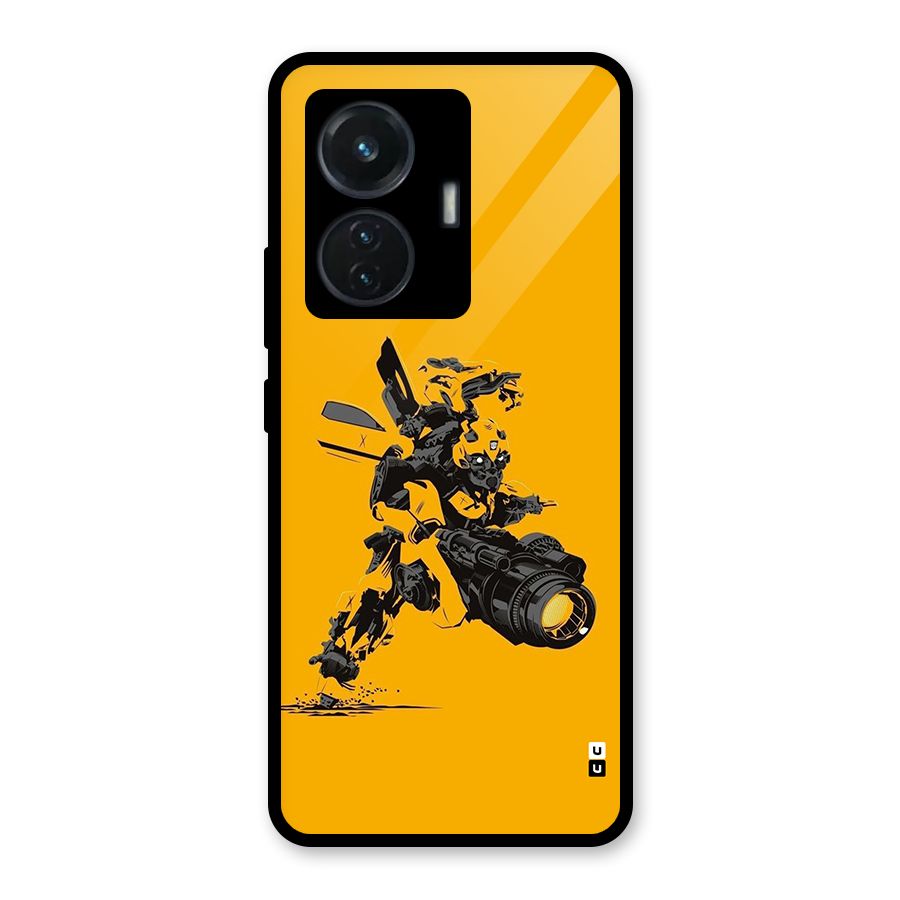 Bumblebee Glass Back Case for Vivo T1 44W
