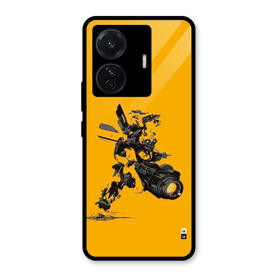 Bumblebee Glass Back Case for Vivo T1 Pro