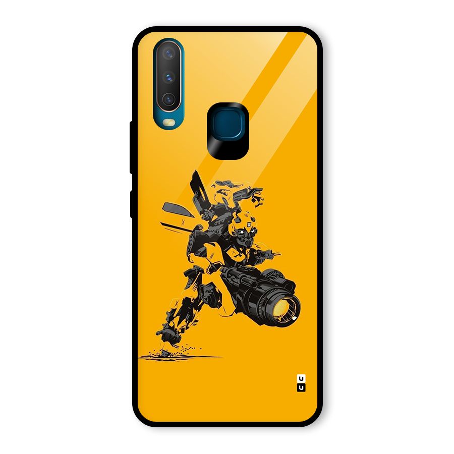 Bumblebee Glass Back Case for Vivo U10