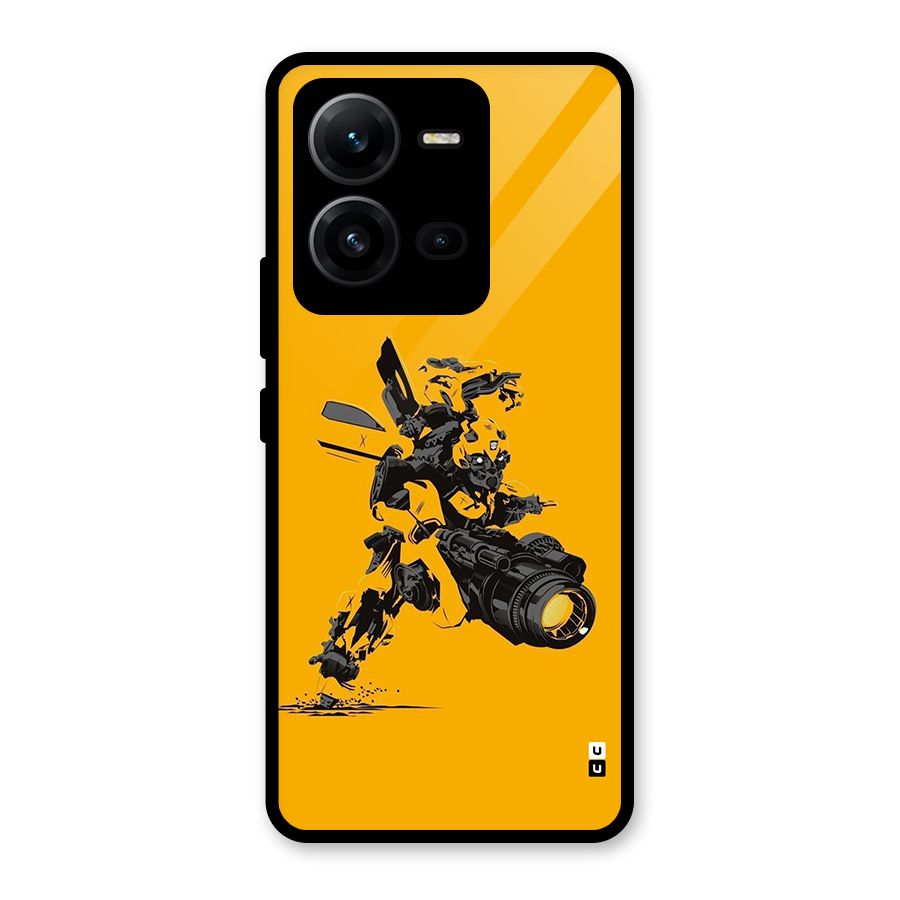 Bumblebee Glass Back Case for Vivo V25
