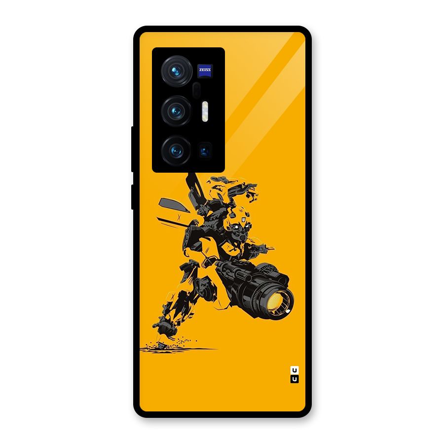 Bumblebee Glass Back Case for Vivo X70 Pro Plus