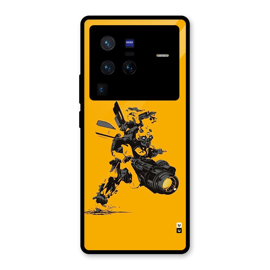 Bumblebee Glass Back Case for Vivo X80 Pro