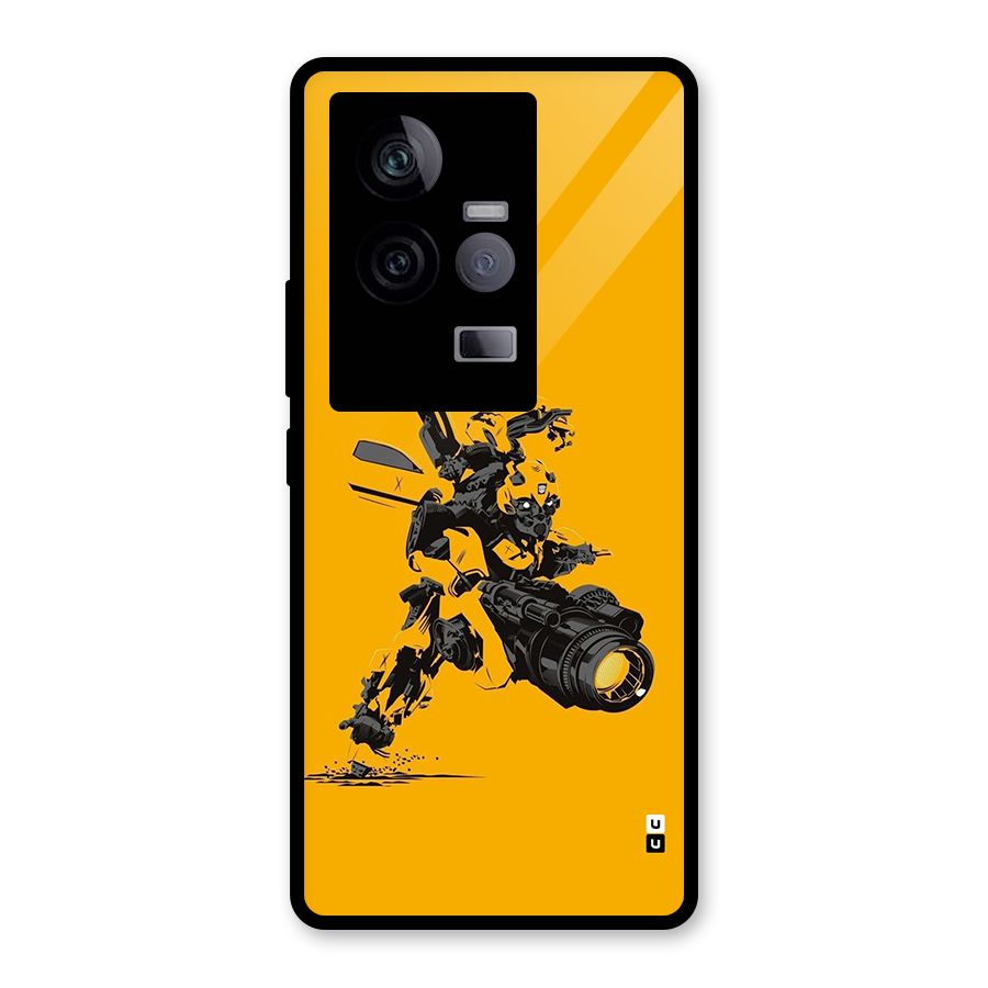 Bumblebee Glass Back Case for Vivo iQOO 11 5G