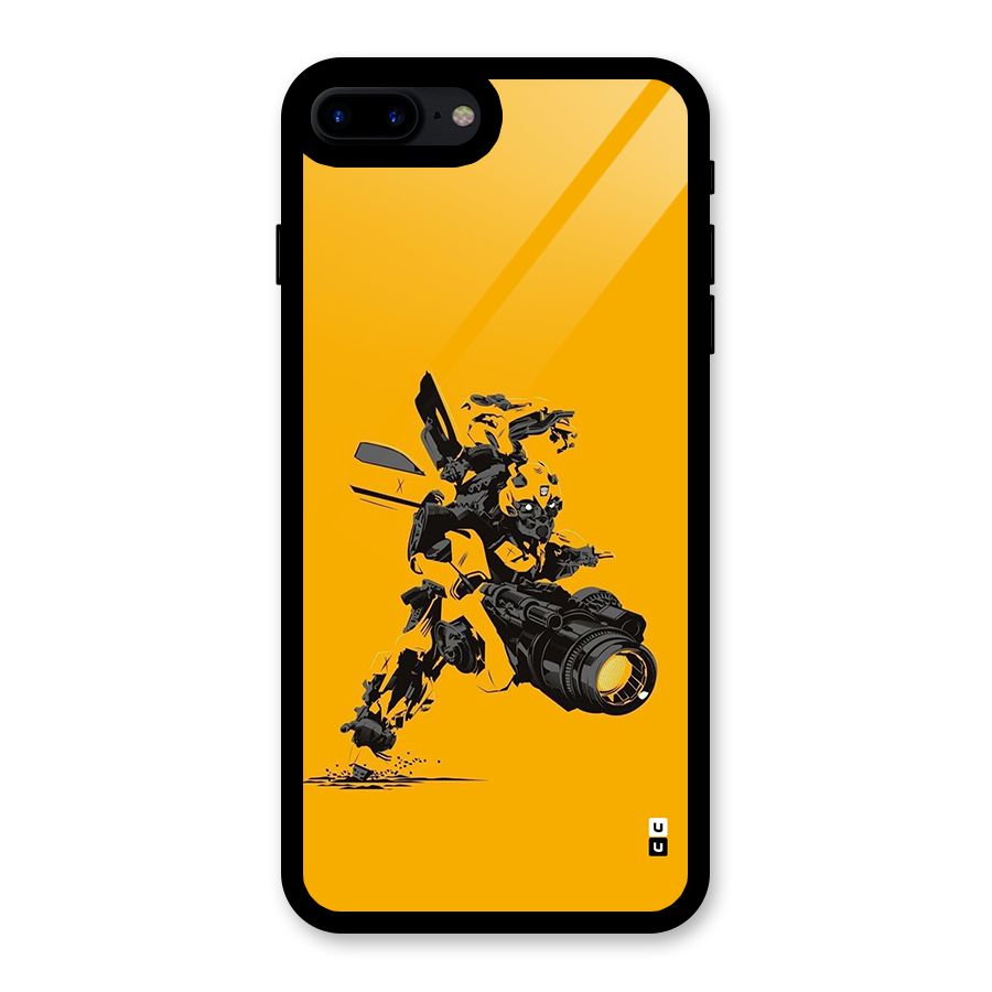 Bumblebee Glass Back Case for iPhone 8 Plus